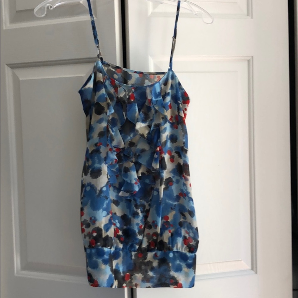 Delicate ruffle tank